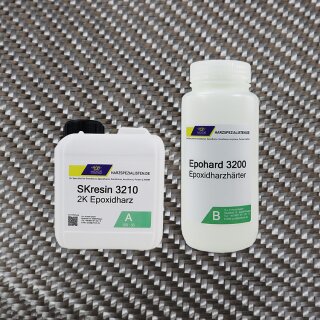 Epoxid Carbonlaminierharz SKresin 3210 mit Epohard 3200...