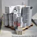 GFK Teichset Acrylsystem bis 100 m&sup2; inkl. Deckschichtharz