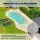 Strandpool - Beach Pool Set - Beach feeling bis 100 m²  stracciatella