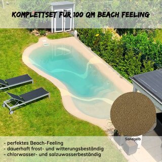 Strandpool - Beach Pool Set - Beach feeling bis 100...