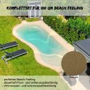 Strandpool - Beach Pool Set - Beach feeling bis 100 m&sup2;  sandgelb