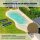 Strandpool - Beach Pool Set - Beach feeling bis 100 m²  sandgelb