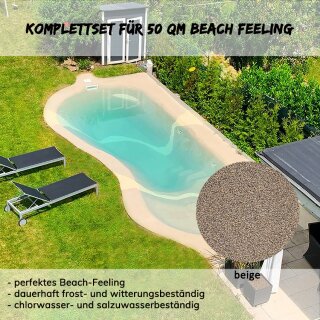 Strandpool- Beach Pool Set - Beach feeling bis 50 m²...