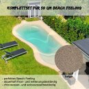 Strandpool- Beach Pool Set - Beach feeling bis 50 m&sup2; - beige