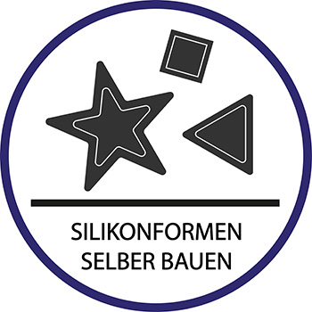 Ein Piktogramm für selbstgebaute Silikonformen